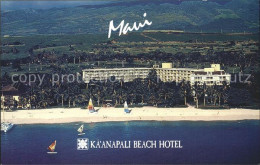 72247004 Maui_Hawaii Kaanapali Beach Hotel Fliegeraufnahme - Otros & Sin Clasificación