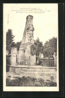 CPA Passavant-en-Argonne, Monument Commenmoratif Du Massacre Des Mobiles  - Autres & Non Classés