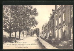 CPA Audun-le-Roman, Avenue De La Gare  - Autres & Non Classés