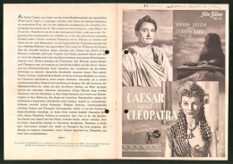 Filmprogramm FB Nr. 61, Caesar Und Cleopatra, Vivien Leigh, Claude Rains, Stewart Granger, Regie Gabriel Pascal  - Magazines