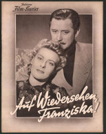 Filmprogramm IFK Nr. 3201, Auf Wiedersehen Franziska!, Marianne Hoppe, Hans Söhnker, Regie: Helmut Käutner  - Riviste