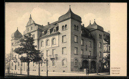 AK Karlsruhe, Gebäude, Architekt Heinrich Sexauer  - Karlsruhe