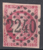 France 1870 Ceres Yvert#49 2240 Marseille - 1870 Bordeaux Printing