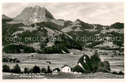 13738354 Gruyere Gruyeres FR Chapelle De ND Des Marches Gruyere Et Le Moleson  - Autres & Non Classés