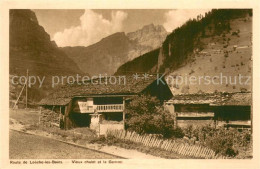 13738178 Loeche-les-Bains VS Route De Loeche Les Bains Vieux Chalet Et La Gemmi  - Autres & Non Classés