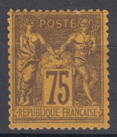 France 1890 Sage Type II Yvert#99 MNG - 1876-1898 Sage (Type II)