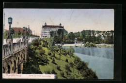 AK Berlin-Charlottenburg, Partie Am Park Lietzen-See Mit Brücke  - Charlottenburg