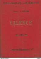 FF / Vintage / Carte De Poche MINISTERE DE L'INTERIEUR VALENCE Tirage De 1897 - Carte Geographique