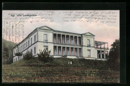 AK Edenkoben, Blick Auf Die Kgl. Villa Ludwigshöhe  - Edenkoben