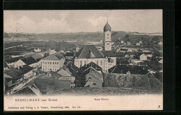 AK Nesselwang, Ortsansicht Mit Neuer Kirche  - Other & Unclassified