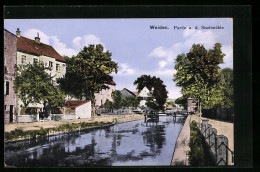AK Weiden, Partie A. D. Stadtmühle  - Weiden I. D. Oberpfalz