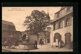 AK Remagen A. Rh., Kirchplatz Mit Marienbrunnen  - Remagen