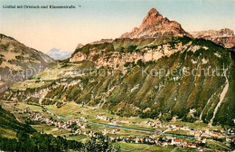 13734330 Linthal  GL Mit Ortstock Und Klausenstrasse  - Autres & Non Classés