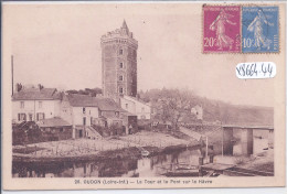 OUDON- LA TOUR ET LE PONT SUR LE HAVRE - Oudon