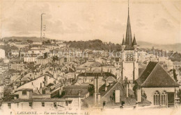 13733931 Lausanne VD Vue Vers Saint Francois Lausanne VD - Altri & Non Classificati