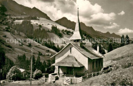 13733290 Achseten Kirche Mit Niesenkette Achseten - Autres & Non Classés