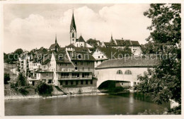 13733132 Baden  AG Teilansicht Mit Gedeckter Bruecke  - Autres & Non Classés