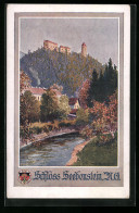 AK Deutscher Schulverein: Blick Auf Schloss Seebenstein  - War 1914-18