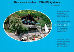 13732054 Quinten Sarganserland Restaurant Seehus Quinten Quinten Sarganserland - Andere & Zonder Classificatie