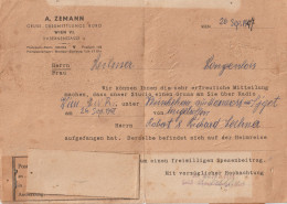 Radio Wien Greeting To Returning Prisoner Of War From 26.9.1947. Postal Weight Approx 90 Gramms. Please Read - Militaria