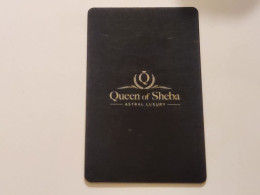 ISRAEL- ASTRAL-QUEEN OF SHEBA-HOTAL-KEY-(1079)-good - Cartas De Hotels