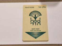 ISRAEL-HOD HOTAL-HOTAL-KEY-(1080)-good - Chiavi Elettroniche Di Alberghi