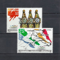 ESPAÑA 1987—BARCELONA OLÍMPICA '92 ** 2908/2909, YT 2524/2525, Mi 2789/2790 Serie Completa - Unused Stamps