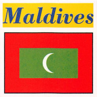 Flag Chromo - Maldives.- 5 X 5 Cm - Other & Unclassified