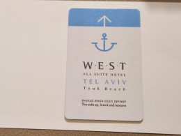 ISRAEL-WEST All Suite Hotal-TEL-AVIV-HOTAL-KEY-(1085)-good - Hotelsleutels (kaarten)