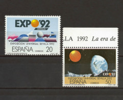 ESPAÑA 1987—EXPO SEVILLA '92 ** 2875A/2876A, YT 2543/2544, Mi 2808/2809. 2ª Emisión - Ungebraucht