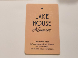 ISRAEL-LAKE HOUSE KINNERET-TIBERIAS--HOTAL-KEY-(1087)-good - Hotel Keycards