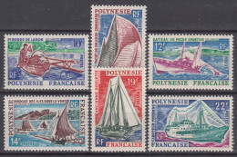 French Polynesia Polinesie 1966 Mi#56-61 Mint Never Hinged - Unused Stamps