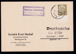 Theodor Heuss 5 F. Auf Sammler-Postkarte (Ernst Heckel) Aus Steinberg-Deckenhardt über  - Andere & Zonder Classificatie