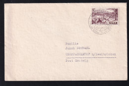 Freimarke 6 Fr. Auf Brief Ab Saarbrücken Nach Truppacherhof B. Zweibrücken - Otros & Sin Clasificación