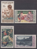 French Polynesia Polinesie 1958 Mi#10-13 Yvert#PA 1-4 Mint Never Hinged - Nuevos