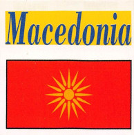 Flag Chromo - Macedonia.- 5 X 5 Cm - Altri & Non Classificati