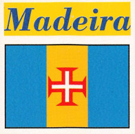 Flag Chromo - Madeira.- 5 X 5 Cm - Other & Unclassified