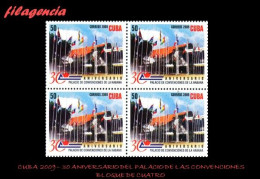 CUBA. BLOQUES DE CUATRO. 2009-27 30 ANIVERSARIO DEL PALACIO DE LAS CONVENCIONES - Unused Stamps