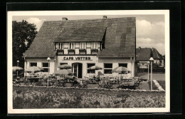 AK Marburg /Lahn, Am Café Vetter  - Marburg