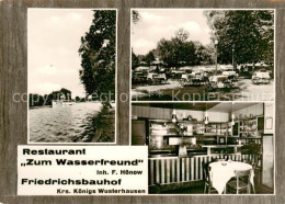 73857747 Friedrichsbauhof Restaurant Zum Wasserfreund Gastraum Freiterrasse Frie - Bestensee