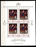 Liechtenstein 1151 Postfrisch Als Kleinbogen, Landespatron #JI095 - Autres & Non Classés