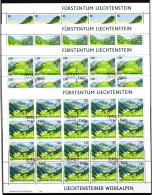 Liechtenstein 1383-1386 Gestempelt Als Kleinbögen, Ersttagssonderstempel #JI078 - Autres & Non Classés