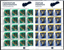 Liechtenstein 1389-1390 Gestempelt Als Kleinbögen, Ersttagssonderstempel #JI063 - Otros & Sin Clasificación