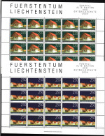 Liechtenstein 1355-1356 Postfrisch Als Keinbögen #JI091 - Otros & Sin Clasificación