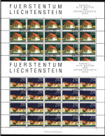 Liechtenstein 1355-1356 Gestempelt Als Keinbögen, Ersttagssonderstempel #JI092 - Otros & Sin Clasificación