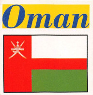 Flag Chromo - Oman - 5 X 5 Cm - Other & Unclassified