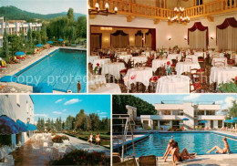 73857613 Abano Terme Hotel Ermitage Speisesaal Schwimmbad Abano Terme - Autres & Non Classés