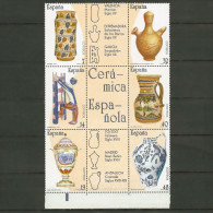 ESPAÑA 1987—ARTESANÍA ** 2891/2896, YT 2506/2511, Mi 2771/2776, Sc 2513. Bloque - Unused Stamps