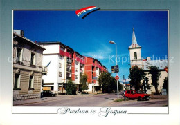 73856954 Gospic Croatia Ortspartie Kirche  - Kroatien