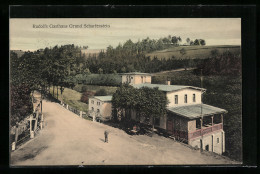 AK Scharfenstein, Rudolfs Gasthaus Mit Umgebung  - Autres & Non Classés